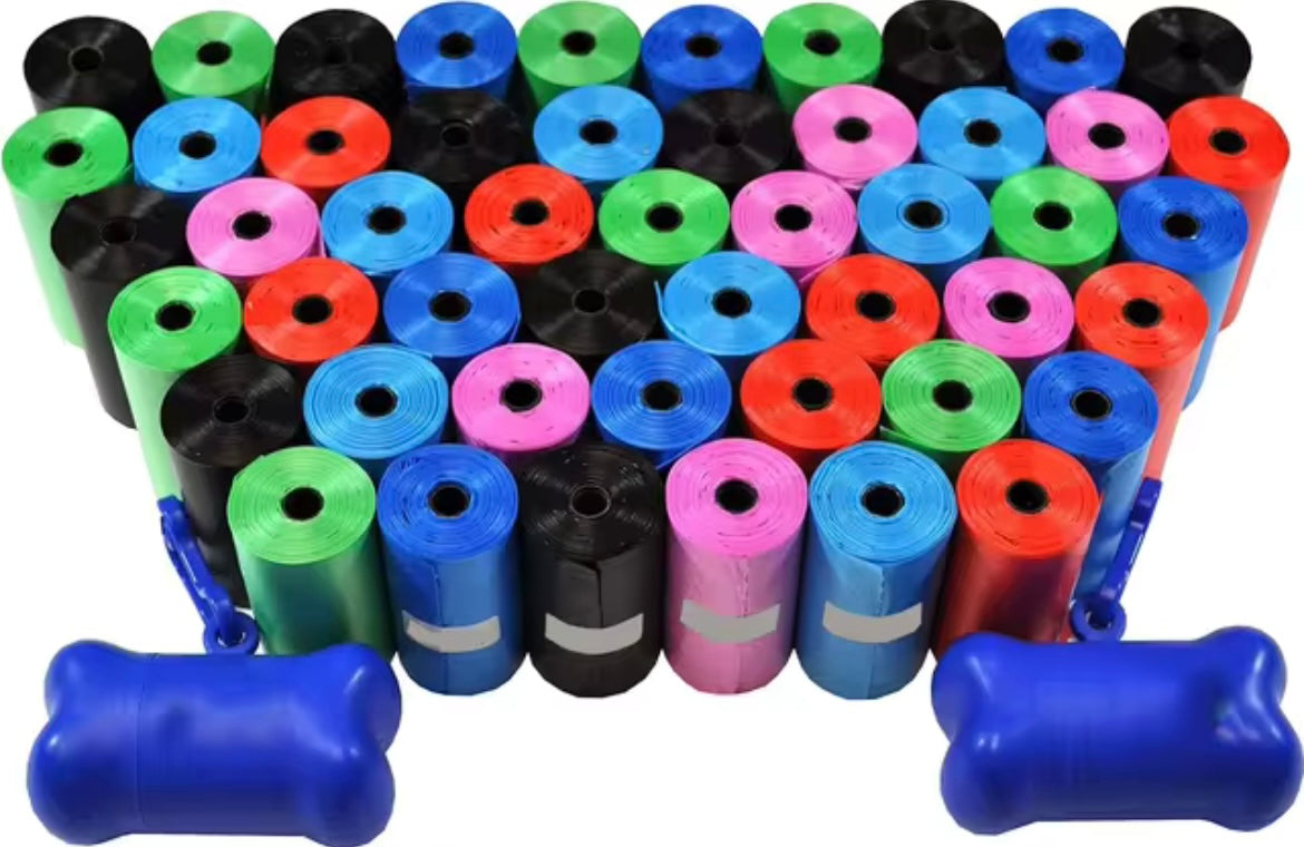 Biodegradable Doggie bags with holder